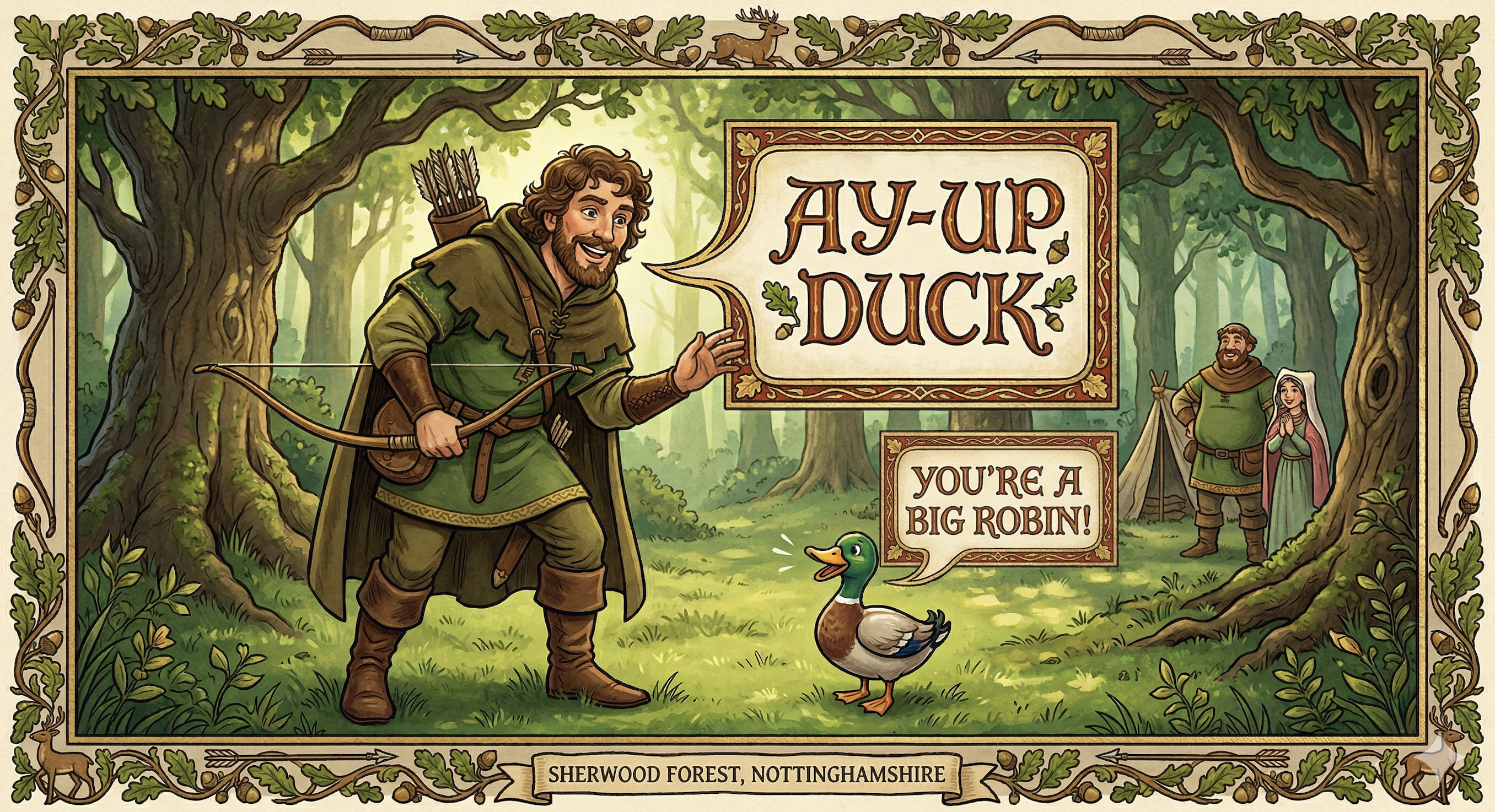 Robin Hood Legendary Dialect from the Rebel County of Nottinghamshire